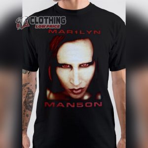 Marilyn Manson The Dope Show Song Shirt Marilyn Manson The Last Tour On Earth Album Merch Marilyn Manson Hits T Shirt