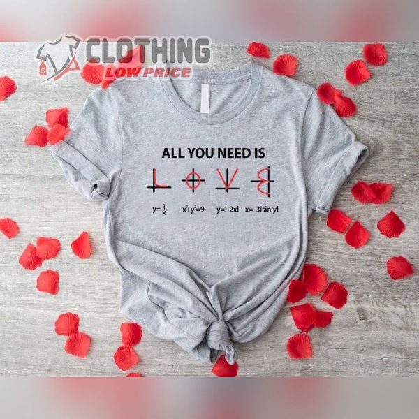 Math Teacher Valentines Shirt, Valentines Gifts For Math Lover Shirt, Teacher Valentine’S Merch