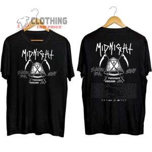Midnight Band Merch Midnight Tour Dates 2024 Shirt Midnight Band Tour Tee Midnight European Tour 2024 T Shirt