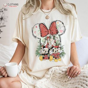 Minnie Mickey Merry Christmas Shirt Christmas Mickey And 3