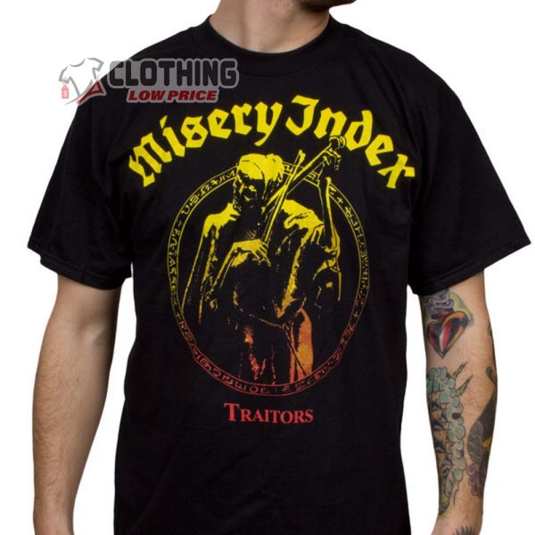 Misery Index Traitors Album Merch, Traitors Song Misery index Shirt, Misery Index Coroner Tee, Misery Index New Album T-Shirt