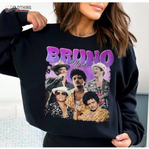 Music Tour 2023 Bruno Mars T-Shirt, Bruno Mars Hot Trending Style Sweatshirt