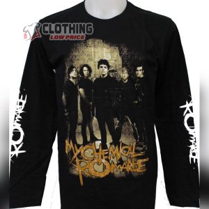 My Chemical Romance Graphic Sweatshirt My Chemical Romance Members Vintage Graphic Tee Shirt
