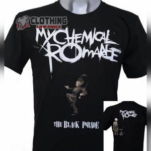 My Chemical Romance The Black Parade 2 Sides Shirt, My Chemical Romance Tour Merch, My Chemical Romance Live Concert T-Shirt