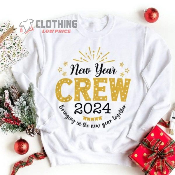 New Year Crew Sweatshirt, Bringing In The New Year Together Sweater, New Year Hoodie, Happy New Year Shirt, New Year Party Friends Gift