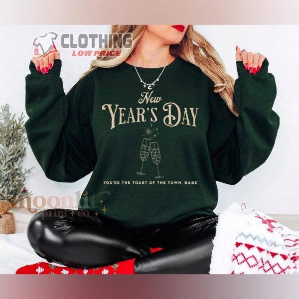 New YearS Day Gildan Toast Of The Town Rep Era Shirt, Reputation Album TShirt, New Year 2024 Celebration, Merry Swiftmas Gift