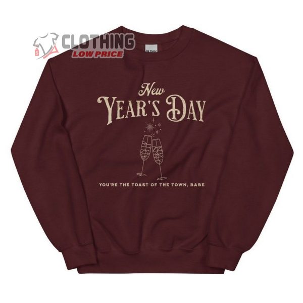 New YearS Day Gildan Toast Of The Town Rep Era Shirt, Reputation Album TShirt, New Year 2024 Celebration, Merry Swiftmas Gift