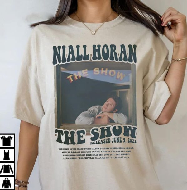 Niall Horan The Show Album 2023 Shirt, Niall Horan Singer Music T- Shirt, Niall Horan Concert Merch