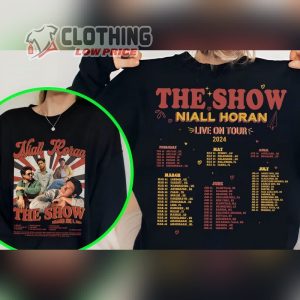 Niall Horan Tracklist Graphic Shirt, The Show Live On Tour 2024 Shirt , Niall Horan Shirt, Niall Horan Concert 2024 Merch
