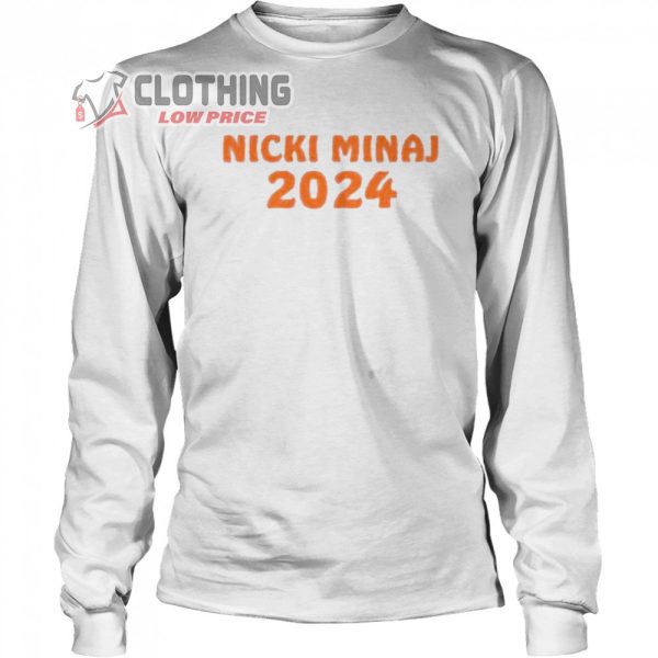 Nicki Minaj 2024 Merch, Nicki Minaj Welcome To Gap City Long Sleeve Shirt