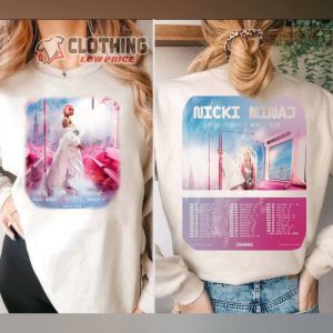 Nicki Minaj Europe Tour 2024 Merch, Pink Friday Concert Shirt, Queen Nicki Minaj Rap Hip Hop Sweatshirt