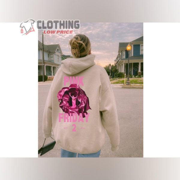 Nicki Minaj Pink Friday 2 Album Merch, Metacritic Pink Friday 2 Shirt, Nicki Minaj Hoodie, Pink Friday 2 Nicki Minaj Retro Unisex Gift Bootleg Hoodie