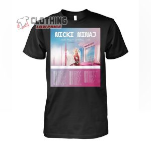 Nicki Minaj Pink Friday 2 World Tour 2024 Merch, Nicki Minaj Pink Friday 2 UK & Europe Dates 2024 T-Shirt