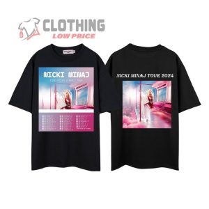 Nicki Minaj Tour 2024 Shirt, Nicki Minaj Trending Shirt, Nicki Minaj Europe Tour 2024 Merch, Pink Friday Concert Shirt
