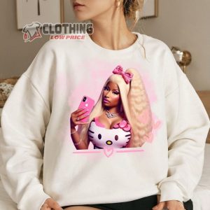 Nicki Minaj Welcome To Gap City Sweashirt, Gag City Pink Friday 2 Hello Kitty Barbz Barbies Shirt, Nicki Minaj Pink Friday 2 Album Merch