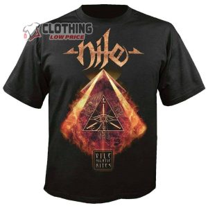 Nile Vile Nilotic Rites Merch, Vile Nilotic Rites Album Shirt, Vile Nilotic Rites Nile Song Lyrics T-Shirt