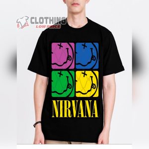 Nirvana Rock Band Unisex T Shirt Nirvana Concert And Live Tour Dates 2024 Shirt Nirvana Live Concert Merch