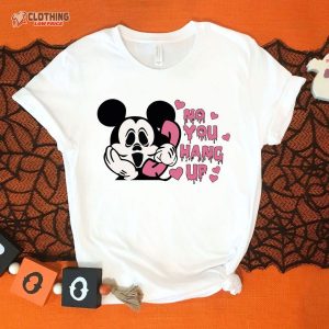 No You Hang Up Mickey Shirt Disney Halloween Shirt Mickey Ghost Face Shirt 1