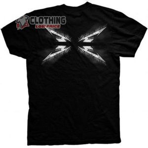 Nothing Else Matters Metallica Song Live Concert T Shirt Metallica Album Merch Metallica Spiked Black T Shirt2