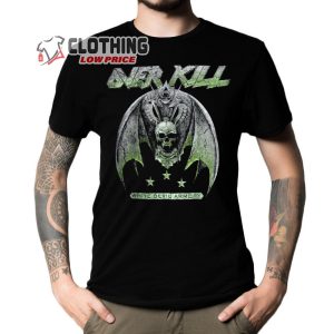 Overkill White Devil Armory Song T Shirt Overkill Live Concert Merch Overkill New Album Shirt Overkill Top Songs Tee