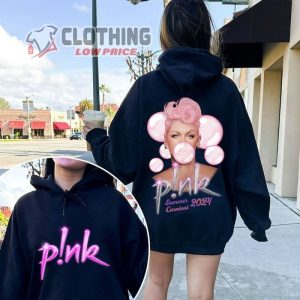 P!Nk Pink Singer Summer Carnival 2024 Tour Shirt Pink Fan Lovers Shirt Carnival 2024 Tour Shirt Pink Concert Outfits Merch 1