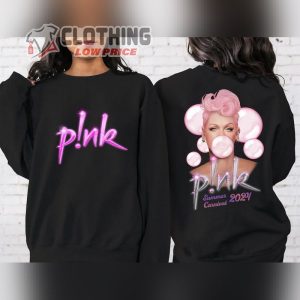 P!Nk Pink Singer Summer Carnival 2024 Tour Shirt Pink Fan Lovers Shirt Carnival 2024 Tour Shirt Pink Concert Outfits Merch 2