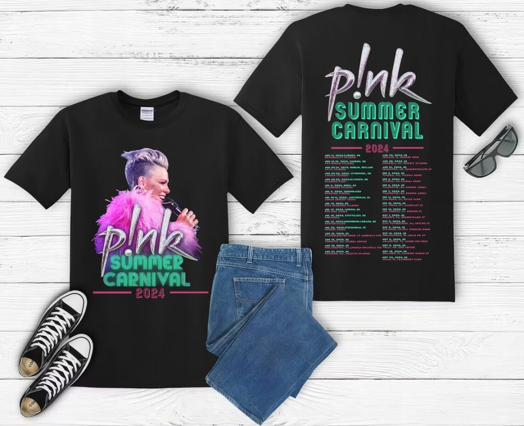 P!nk Pink Singer Summer Carnival 2024 Festival WORLD Tour Hoodie, P!nk