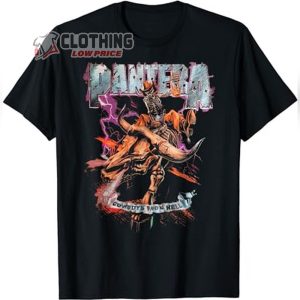 Pantera Cowboys From Hell Black Short Sleeve T-Shirt, Cowboys From Hell Pantera Album Merch