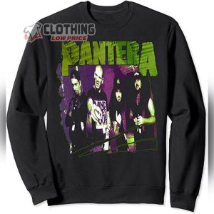 Pantera Vintage Group Members Graphic Sweatshirt, Pantera Graphic Tee Merch, Pantera World Tour Dates Unisex T-Shirt, Hoodie