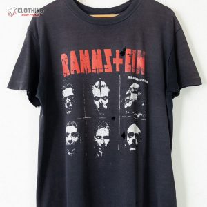 Perfectly Faded Vintage Rammstein Single Stitch T Shirt