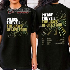 Pierce The Veil The Jaws Of Life Tour Europe And UK Tour 2024 T-Shirt