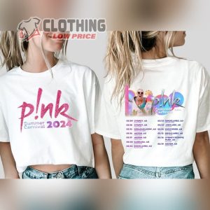 Pink Concert 2024 Merch, P!Nk Pink Singer Summer Carnival 2024 Tour Shirt, Pink Fan Lovers Shirt, P!Nk 2024 Tour Merch
