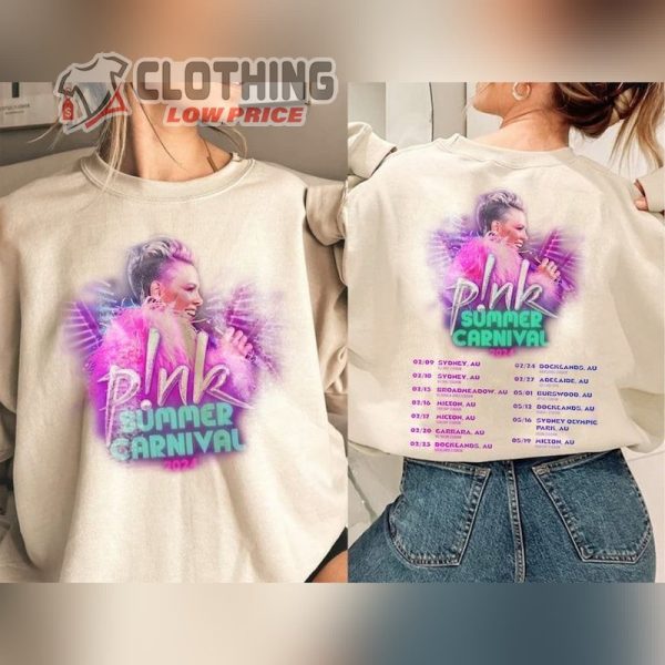 Pink Singer Summer Carnival 2024 Tour Shirt, Pink Album Shirt, Concert 2024 P!Nk Shirt, P!Nk 2024 Tour Merch