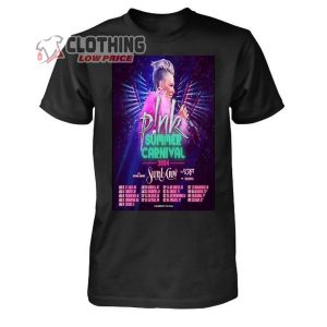 Pink Summer Carnival Tour 2024 Merch, Pink Summer Carnival 2024 Poster Shirt, Pink Singer T-Shirt