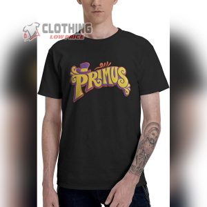 Primus Logo Graphic Tee Merch, Primus Greatest Hits Shirt, Primus Pork Soda Album Tee