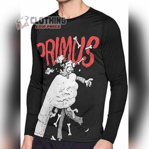 Primus Mr Krinkle Long Sleeve Shirt, Primus Pork Soda Album T-Shirt, Primus Graphic Tee