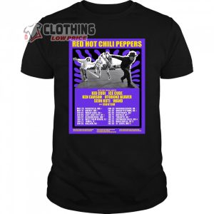 Red Hot Chili Peppers 2024 Tour Merch Red Hot Chili Peppers Unlimited Love Tour Shirt Ken Carson Red Hot Chili Peppers T Shirt