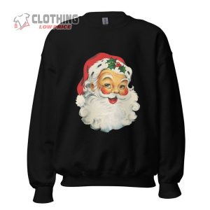 Retro Vintage Santa Sweatshirt Old Fashioned Christmas Santa 3 Copy