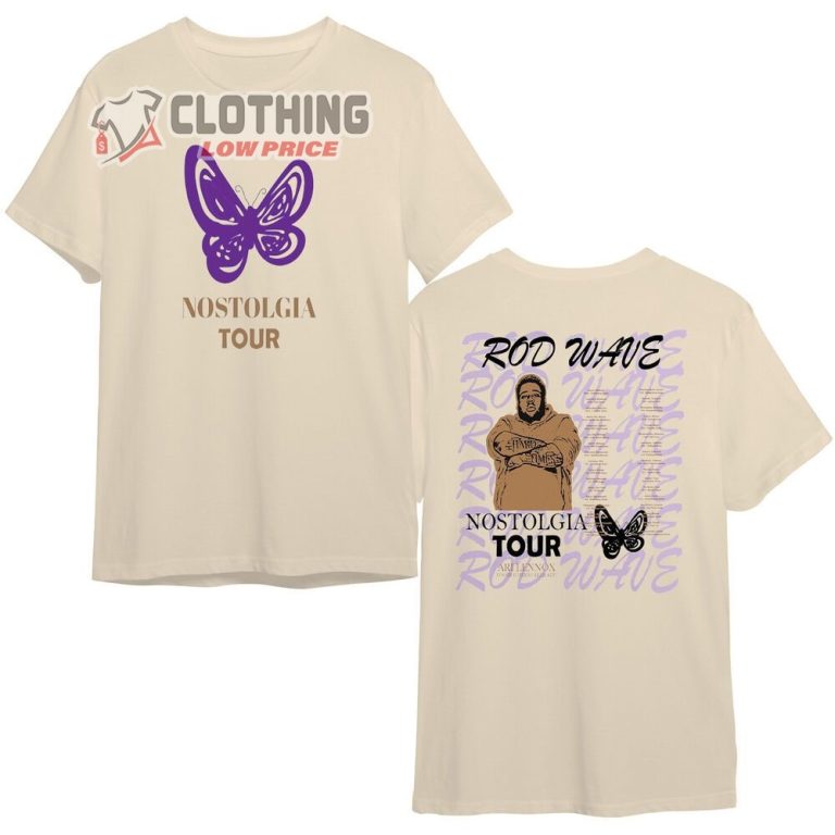 Rod Wave Nostalgia Tour 2024 Merch, Rod Wave Fan Shirt, Retro Rod Wave