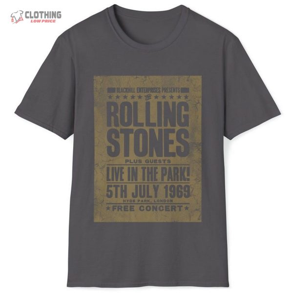 Rolling Stones Vintage Style Unisex Softstyle T-Shirt