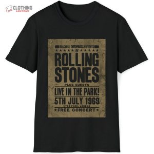 Rolling Stones Vintage Style Unisex Softstyle T Shirt 3