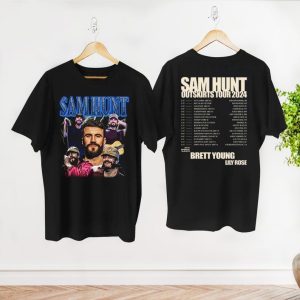 Sam Hunt 2024 Concert Shirt, Sam Hunt Outskirts Tour 2024 T- Shirt, Sam Hunt Outskirts Tour 2024 Merch