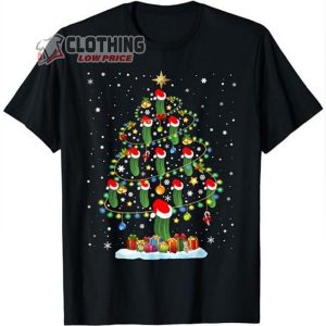 Santa Pickle Christmas Tree Shirt, Funny Pickle T-Shirt, Christmas Sweatshirt, Christmas Trending Tee, Christmas Gift