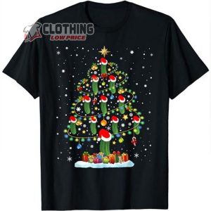 Santa Pickle Christmas Tree Shirt Funny Pickle T Shirt Ch