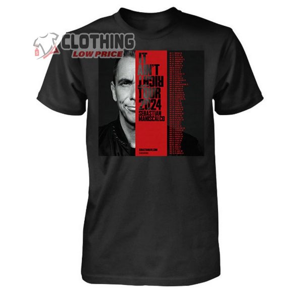 Sebastian Maniscalco Tour Dates 2024 Merch, It Ain’t Right Tour 2024 Shirt, Sebastian Maniscalco T-Shirt