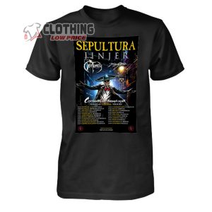 Sepultura 40th Anniversary Farewell Tour Merch Sepultura Concerts Metal Shirt Sepultura Tour 2024 Tee Sepultura Farewell Tour T Shirt
