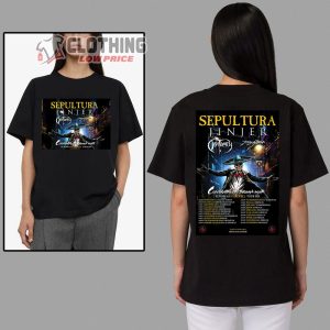 Sepultura Celebrating Life Through Death Merch, Sepultura Farewell Tour 2024 Shirt, Sepultura Concert 2024 T-Shirt