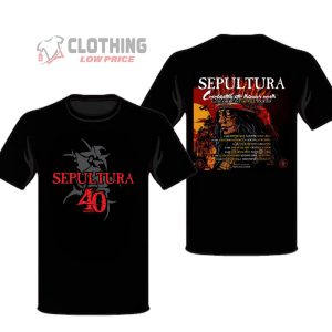 Sepultura Celebrating The Through Death Tour 2024 Merch, Latin American Farewell Tour 2024 T-Shirt, Sepultura Shirt, Sepultura Tour 2024 Dates And Ticketmaster T-Shirt, Hoodie And Sweater