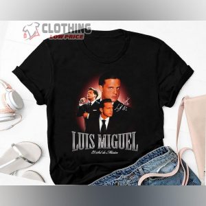 Signature Luis Miguel Shirt, Graphic Luis Miguel Tour Tee, El Sol De Mexico Luis Miguel T-Shirt