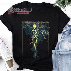 Skeleton Tool Band Merch, Tool Band Fan Gift Rock 2024 Tour T-Shirt